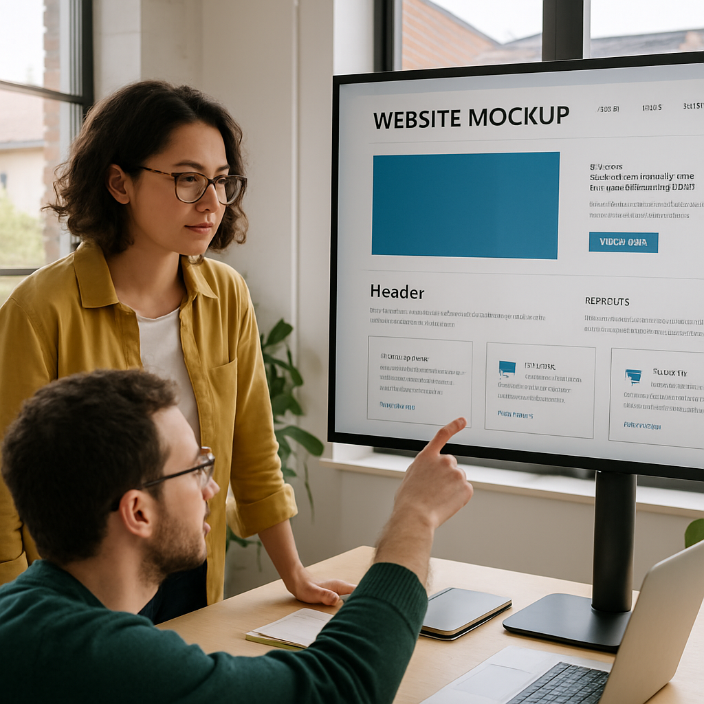 Le fondateur d'Uniweb dans les locaux de l'agence